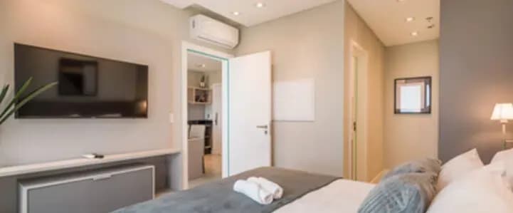 1 studio conjugado (40m²)